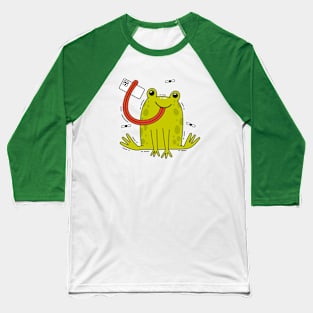 Frog and selfie Baseball T-Shirt